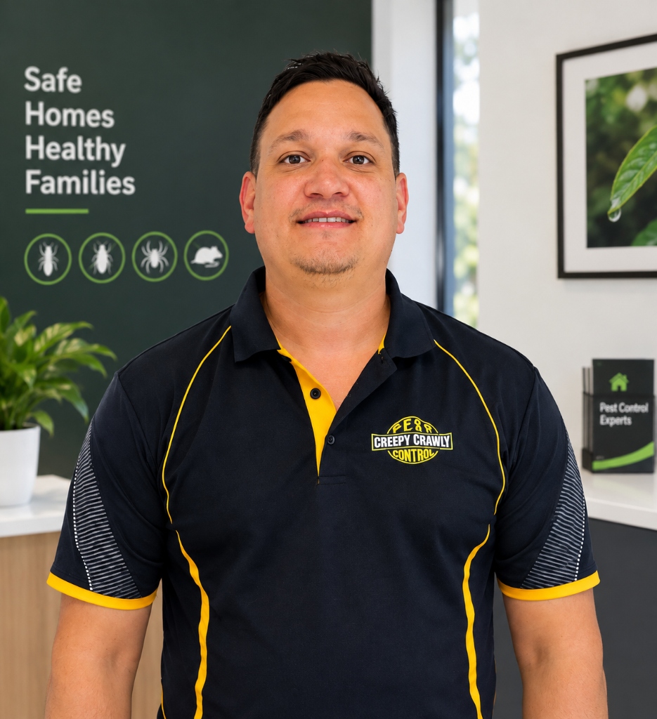 Andy Kraus, franchise owner of Creepy Crawly Sydney